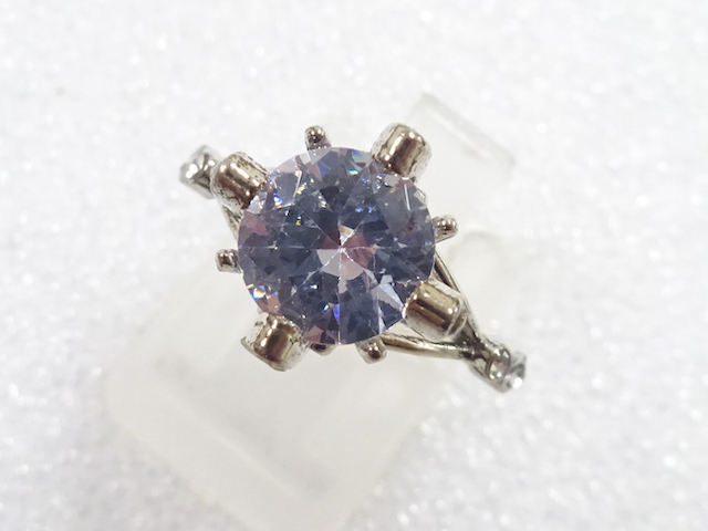 JAPANESE KIMONO / ANTIQUE CRYSTAL RING (SIZE 11)